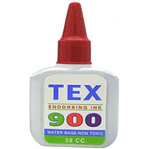 Tex 900 Red Stamp Pad Ink