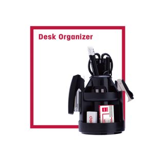 Deli E38251a Rotary Desk Organizer