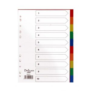 Deluxe Amt 1 to 10 Color Divider